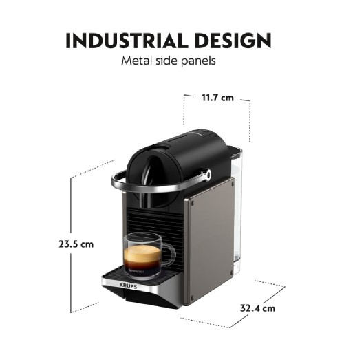 ΚΑΦΕΤΙΕΡΑ ΕΣΠΡΕΣΣΟ KRUPS NESPRESSO PIXIE XN306TV TITAN